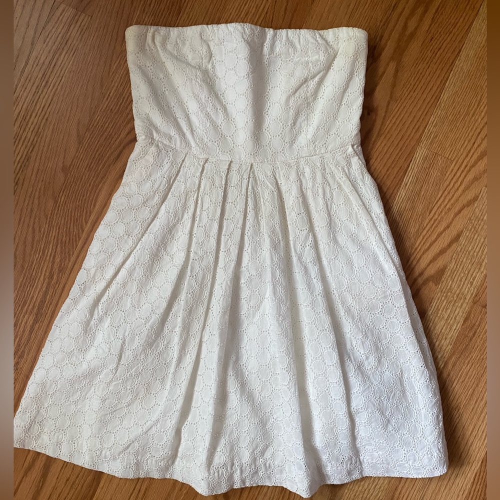 GAP ivory lace dress